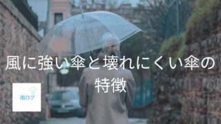 風に強い傘の選び方｜壊れにくい傘の特徴を解説