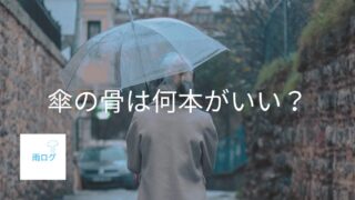 傘の骨は何本がいい？　本数ごとの違いとおすすめを解説